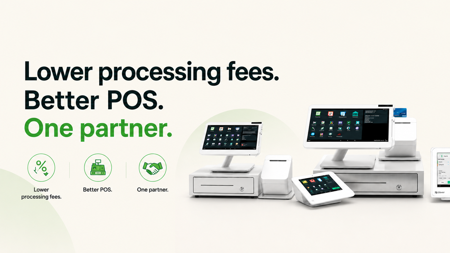 Lower processing fees, better POS, one partner — MKR Systems Clover hardware lineup for payment processing