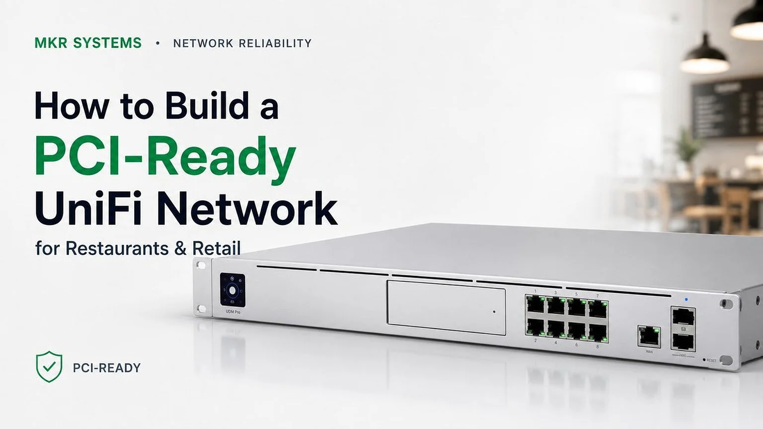 How to Build a PCI-Ready UniFi Network for Restaurants and Retail