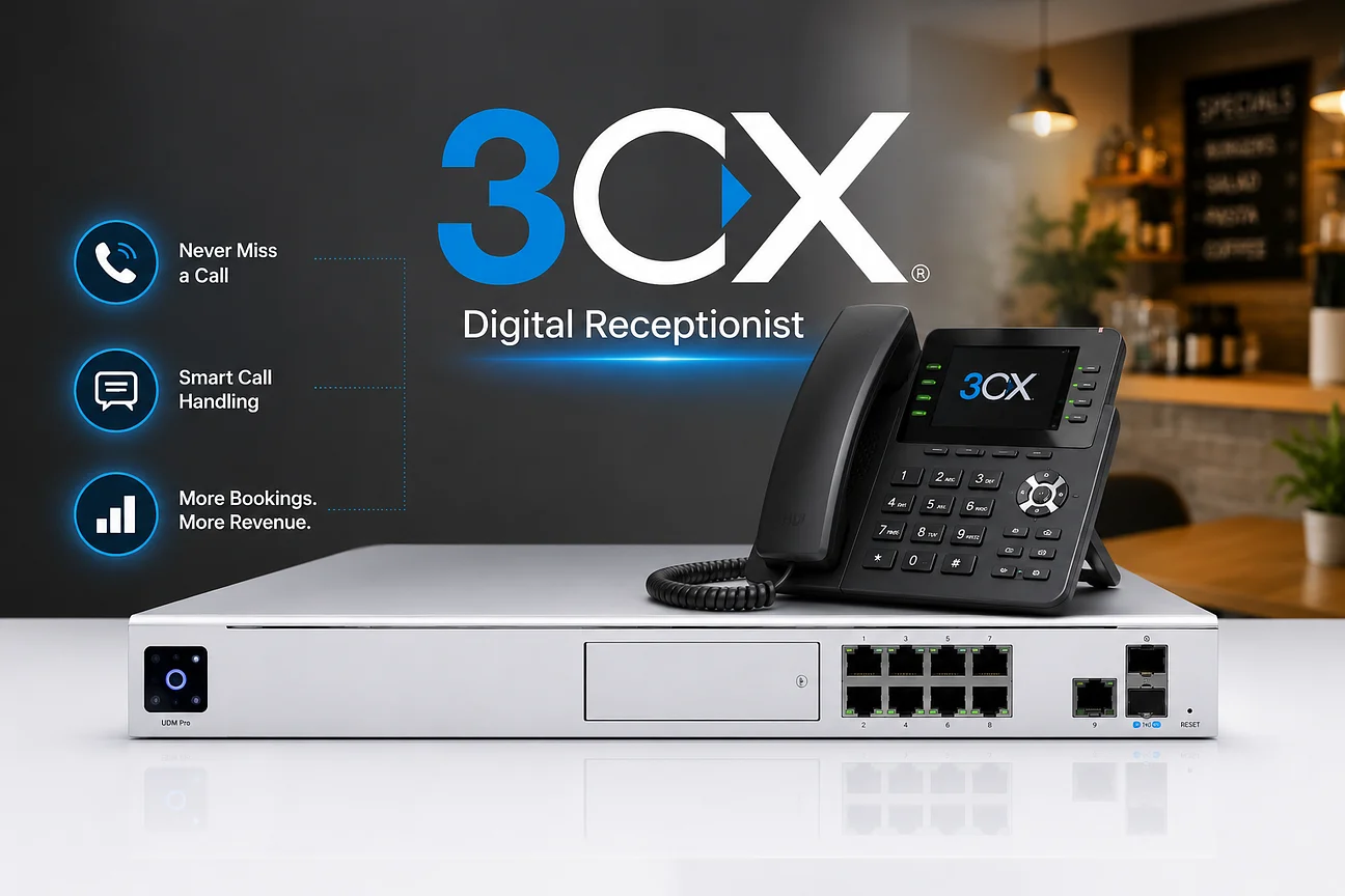 3CX Digital Receptionist for San Diego Restaurants: Cut Missed Calls 30–40%